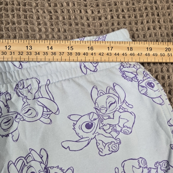 Disney White and Purple Character Sleep Shorts - Picture 3 of 7